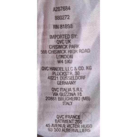 Susan Graver Women 14 Teal White Polka Dot Floral Spring Button Front Shirt - Picture 6 of 6